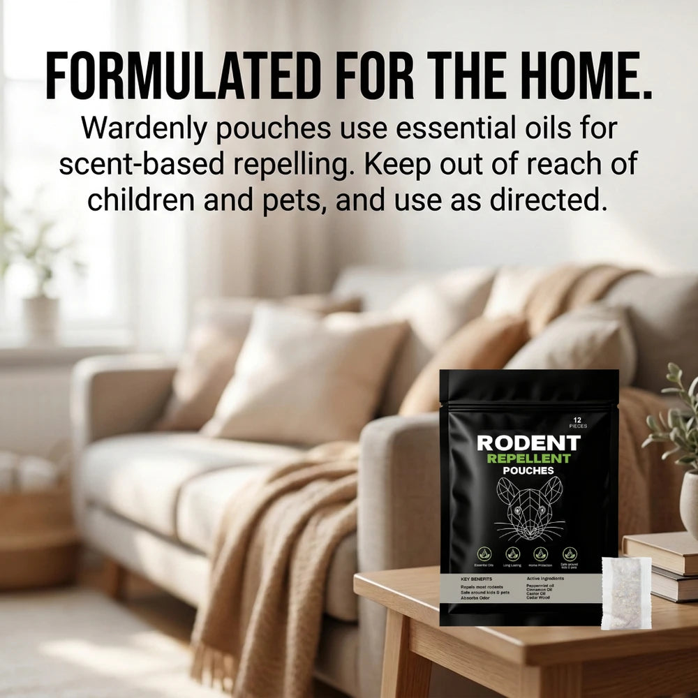 Wardenly Sentry Natural Rodent Repellent Pouches