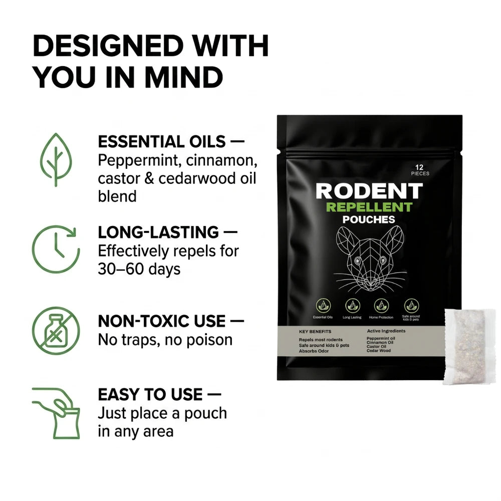 Wardenly Sentry Natural Rodent Repellent Pouches